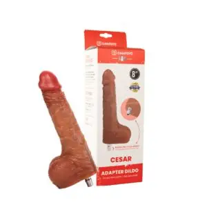 Cesar Dildo Ultrarealista con Adaptador Sex Machine Lovense